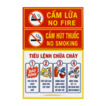 Nội quy – tiêu lệnh PCCC: vì sao công trình không nên thiếu?