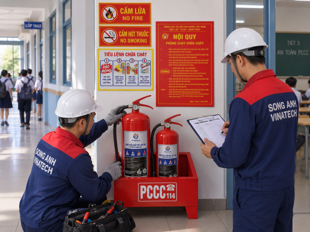 Bảo trì, kiểm định bình chữa cháy: doanh nghiệp cần chuẩn bị gì?